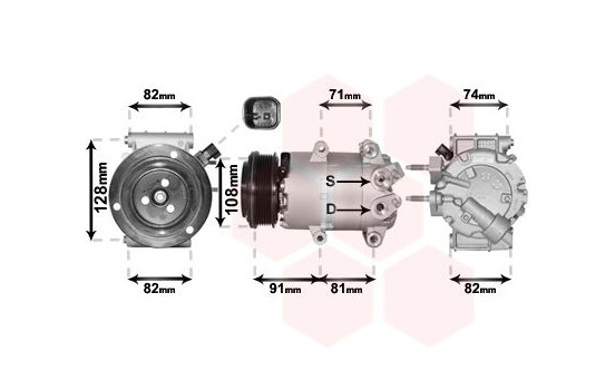 Compressor, air conditioning