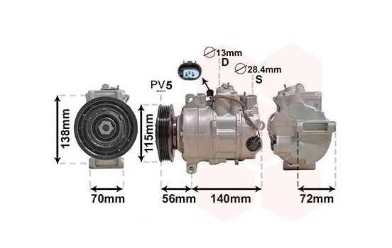 Compressor, air conditioning