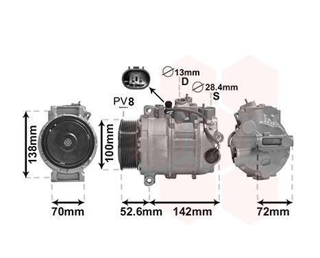 Compressor, air conditioning