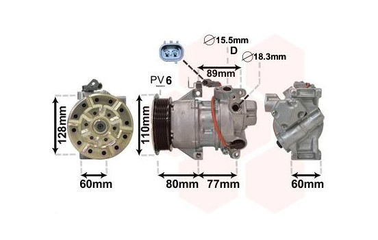Compressor, air conditioning