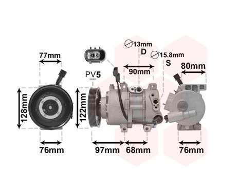 Compressor, air conditioning