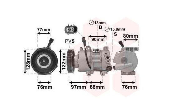 Compressor, air conditioning