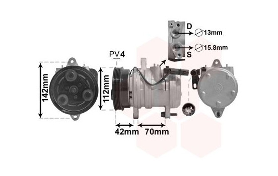 Compressor, air conditioning