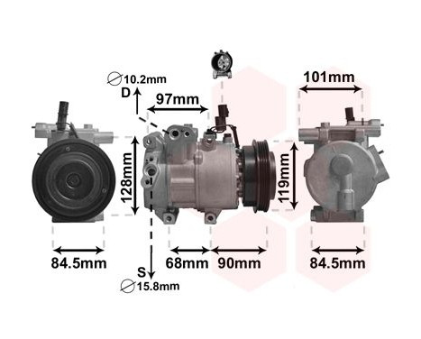 Compressor, air conditioning