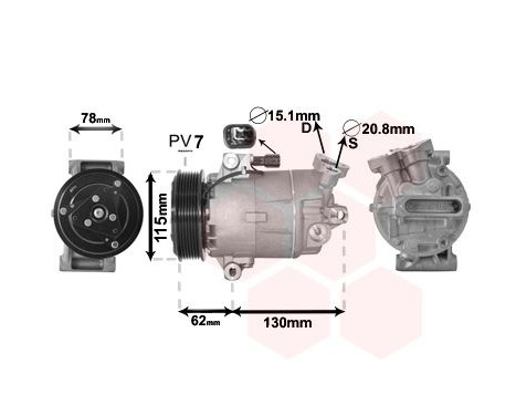 Compressor, air conditioning