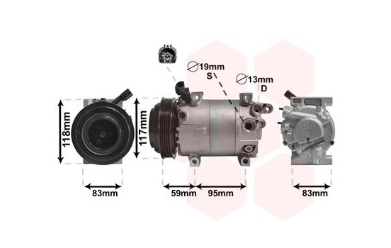 Compressor, air conditioning