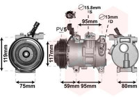 Compressor, air conditioning