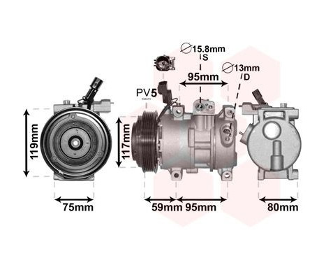 Compressor, air conditioning