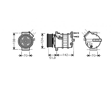 Compressor, air conditioning