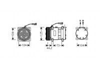 Compressor, air conditioning
