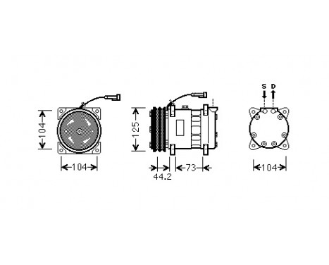 Compressor, air conditioning