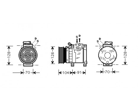 Compressor, air conditioning