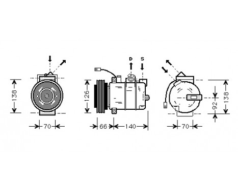 Compressor, air conditioning, Image 2