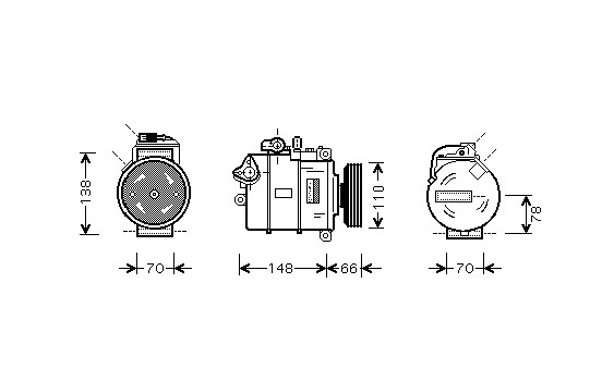 Compressor, air conditioning