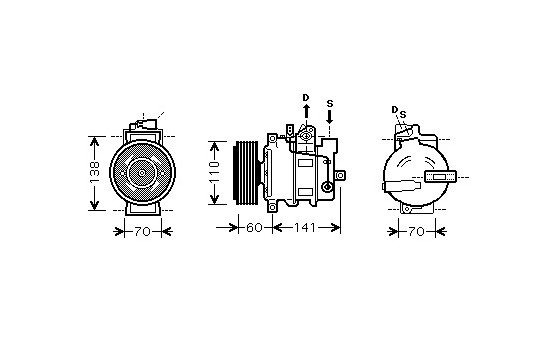 Compressor, air conditioning