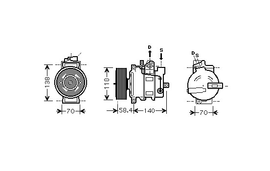 Compressor, air conditioning