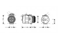 Compressor, air conditioning