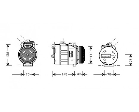 Compressor, air conditioning