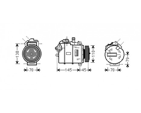 Compressor, air conditioning