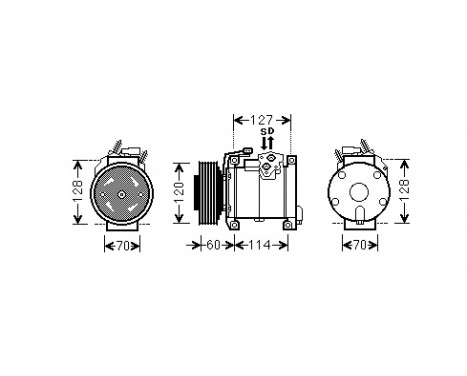 Compressor, air conditioning