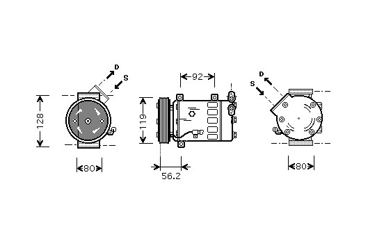Compressor, air conditioning