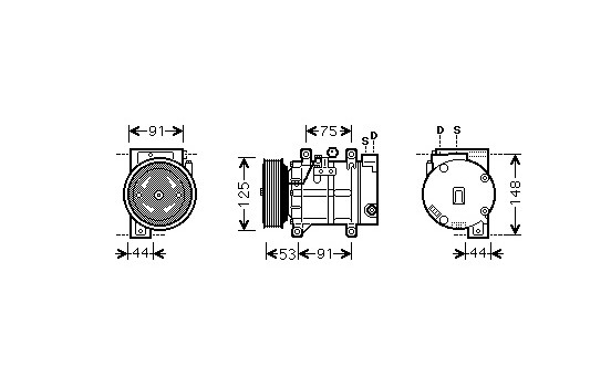 Compressor, air conditioning, Image 2