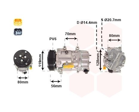 Compressor, air conditioning, Image 2