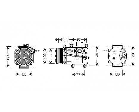 Compressor, air conditioning