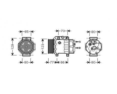 Compressor, air conditioning, Image 2