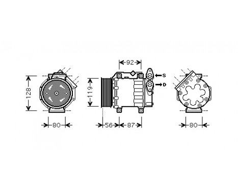 Compressor, air conditioning, Image 2