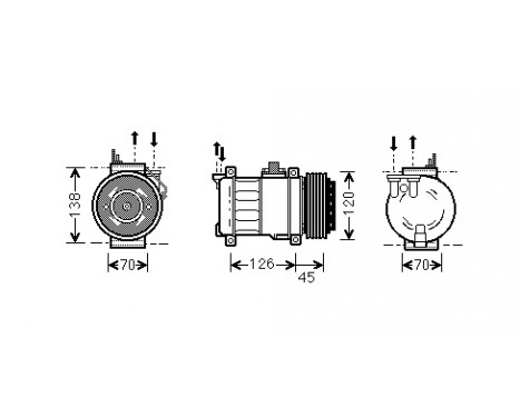 Compressor, air conditioning