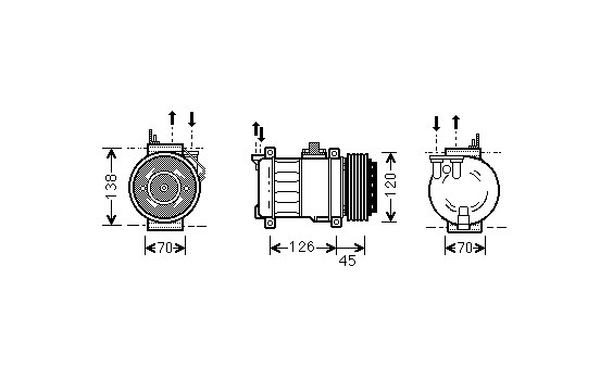 Compressor, air conditioning