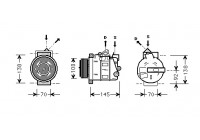 Compressor, air conditioning