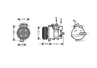 Compressor, air conditioning