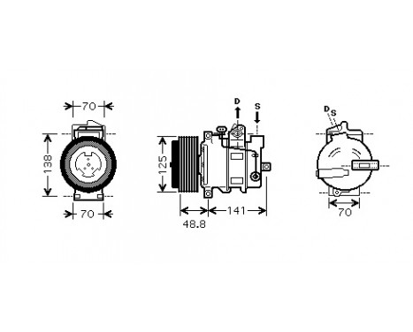 Compressor, air conditioning