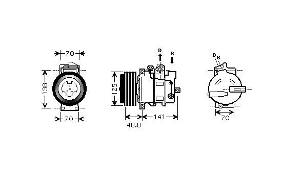 Compressor, air conditioning