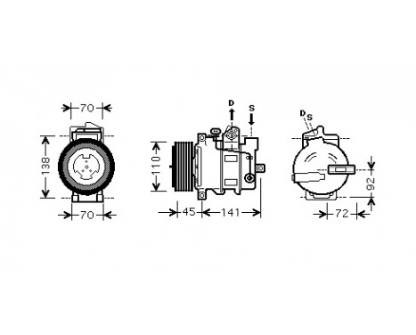 Compressor, air conditioning