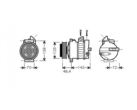 Compressor, air conditioning