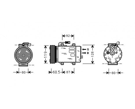 Compressor, air conditioning