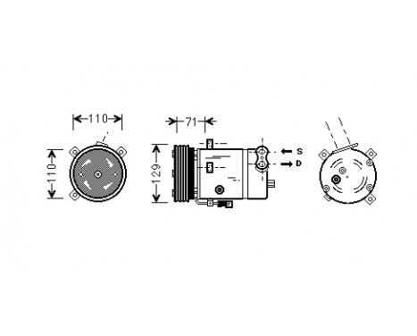 Compressor, air conditioning, Image 2