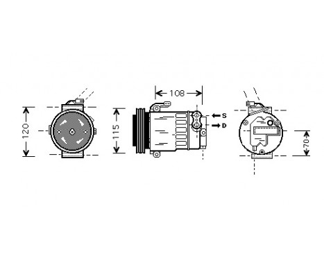 Compressor, air conditioning