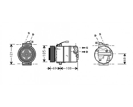 Compressor, air conditioning