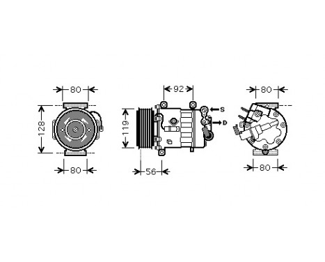 Compressor, air conditioning