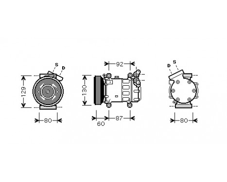 Compressor, air conditioning