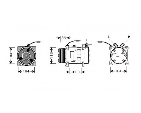 Compressor, air conditioning