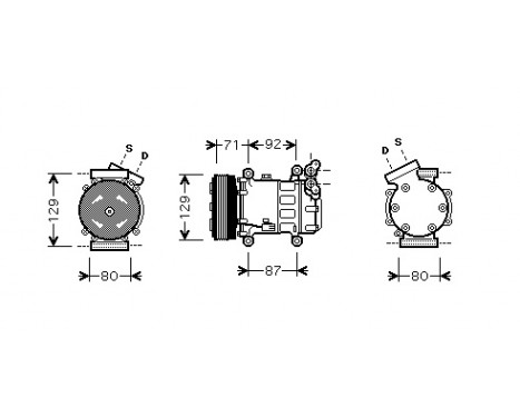 Compressor, air conditioning, Image 2