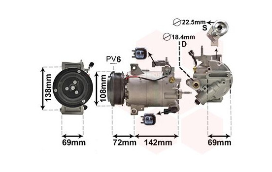 Compressor, air conditioning