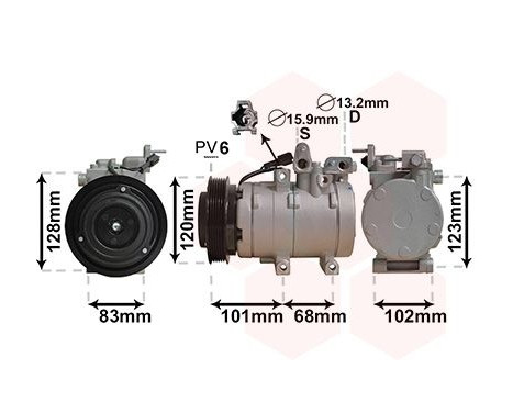 Compressor, air conditioning