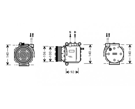 Compressor, air conditioning, Image 2