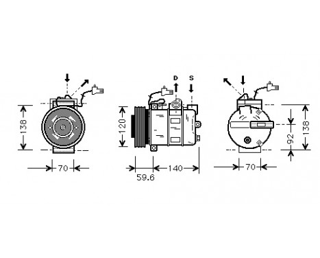 Compressor, air conditioning, Image 2